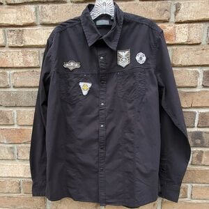 NWT Steve’s Jeans Button Down Pocket Shirt